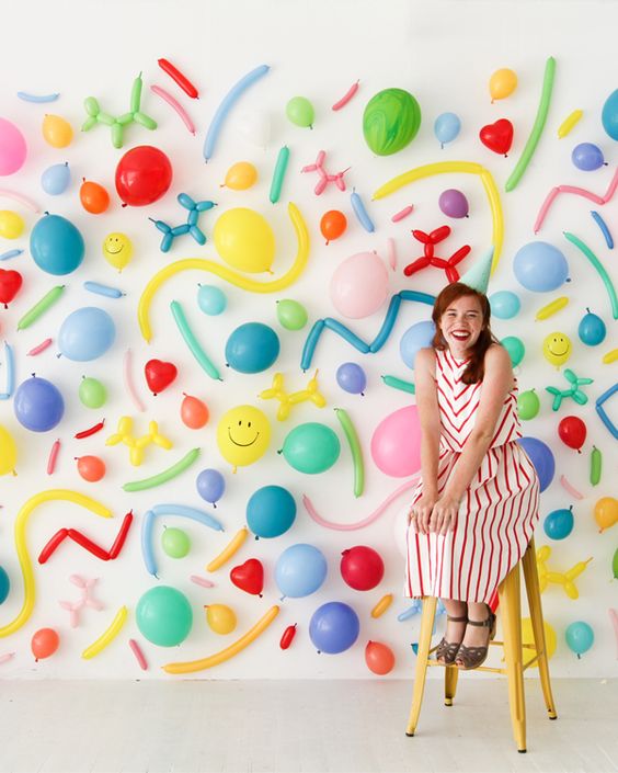 Confetti Balloon Wall Backdrop