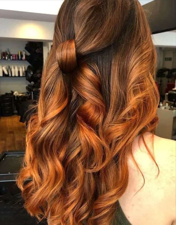Copper Highlight On Brown Hair
