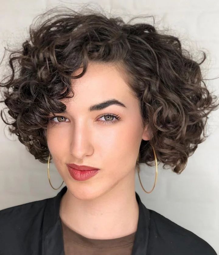 Curly French Bob