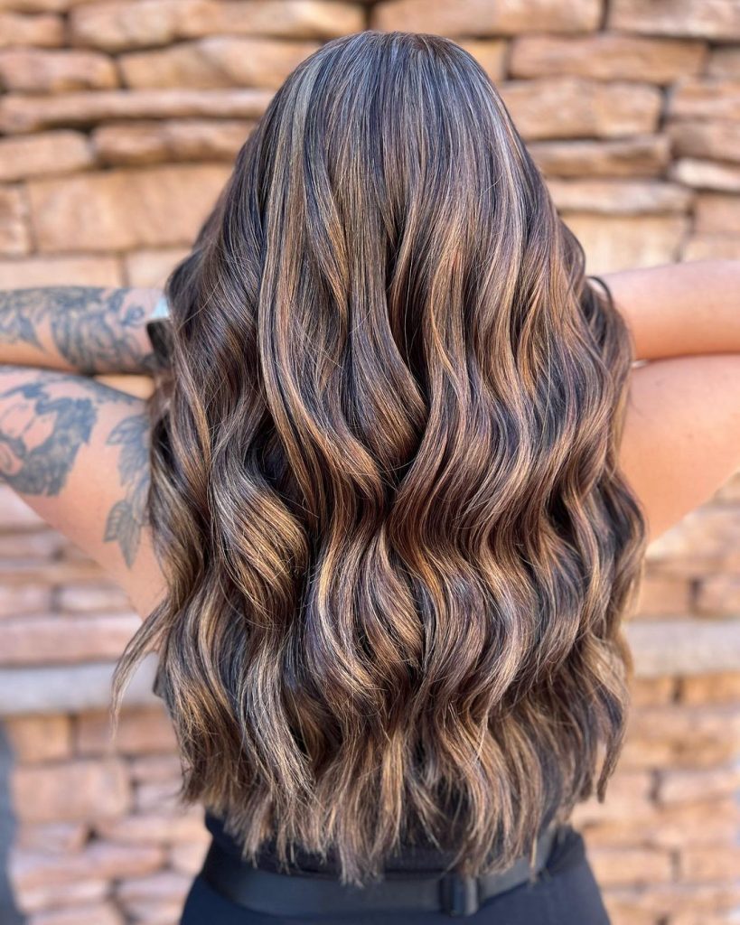 Dark Brown Hair with Lowlights: A Fresh Twist for Timeless Elegance