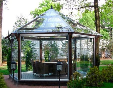 Enclosed Polycarnonate Gazebo