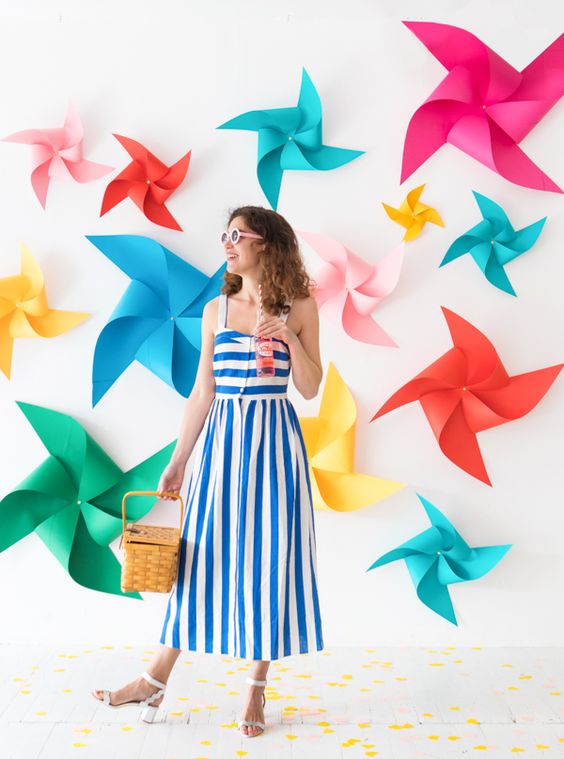 Giant Pinwheel Backdrop