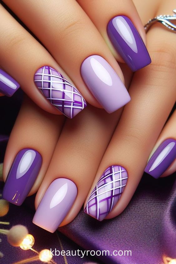 Purple Hued Nails