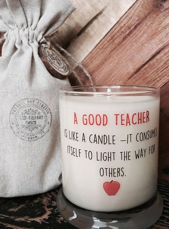 Scented Candle With Personalized Note