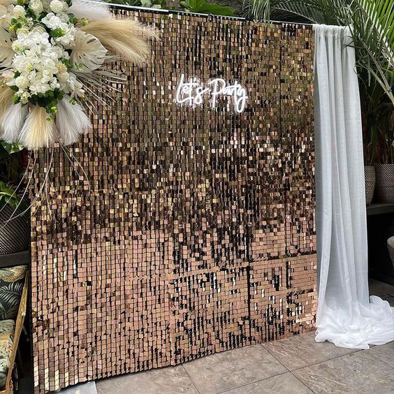 Shimer Sequin Pannels Backdrop