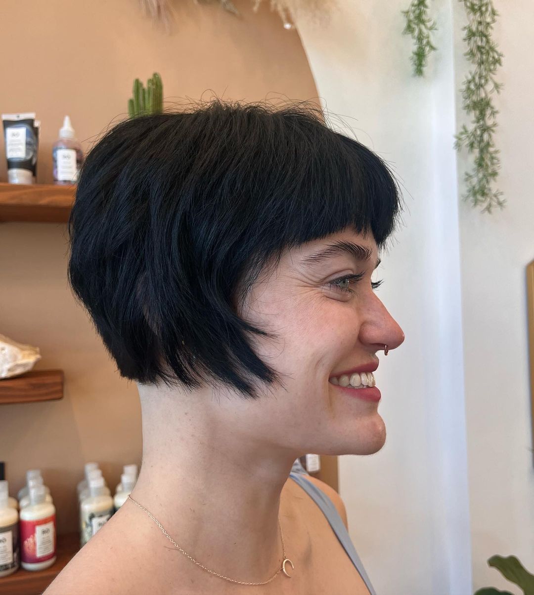 Soft Textured Razor Cut Bob