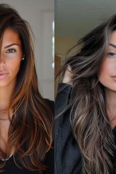 Sunkissed hair Brunette