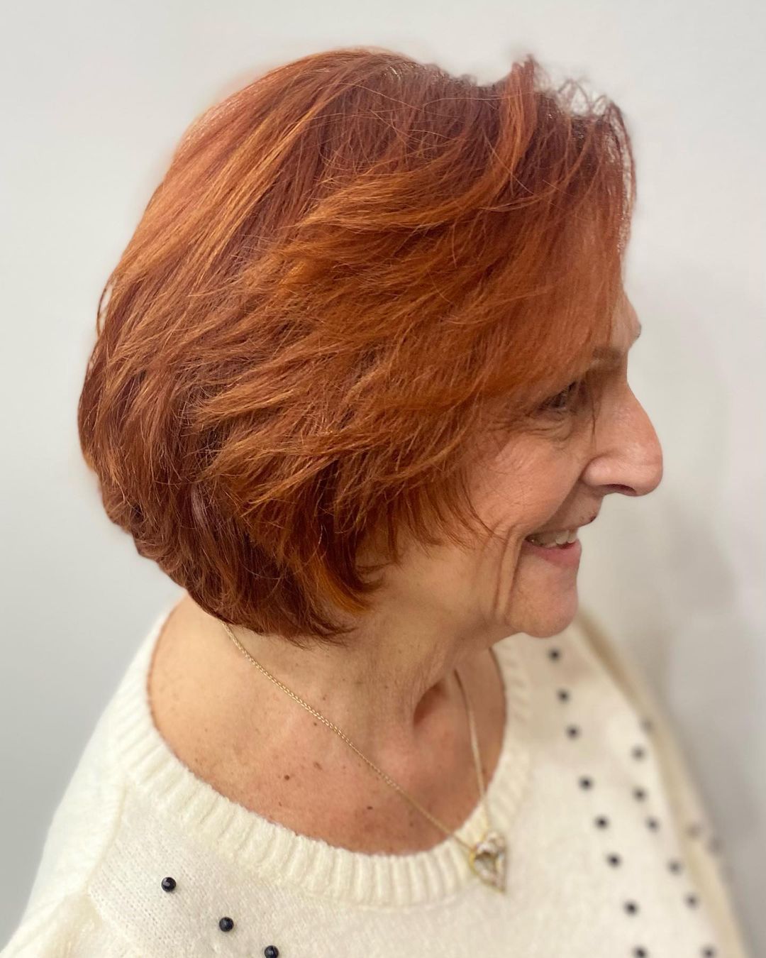 Textured Blowout Copper Bob