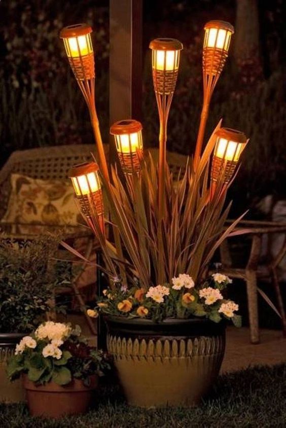 Tiki Torches Solar Lights