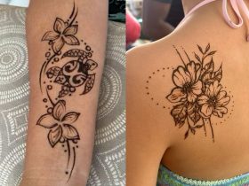 summer henna tattoos