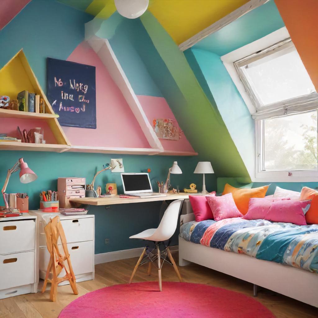Attic Kids Bedroom
