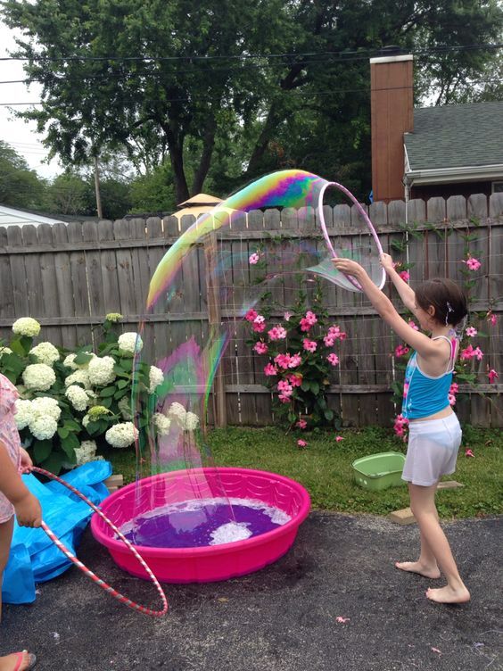 Giant Bubble Making