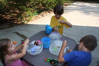 Ice Block Treasure Hunting