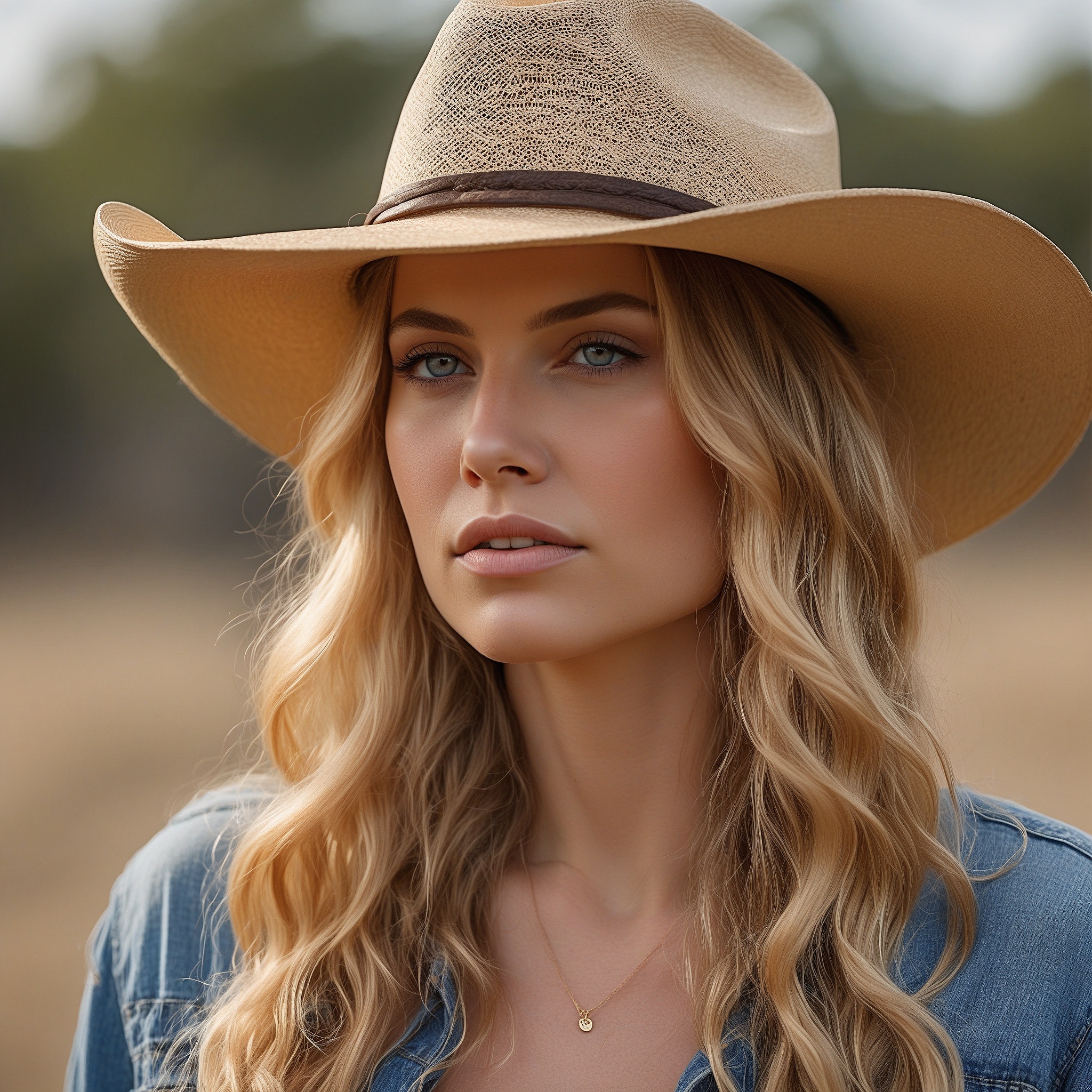 Long Blonde With Beachy Waves