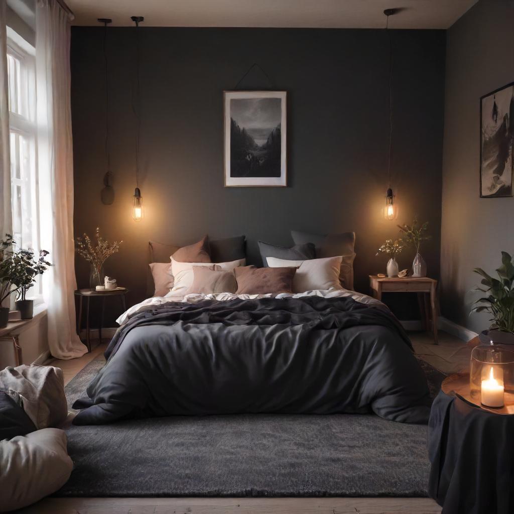Masculine Nordic Style Bedroom