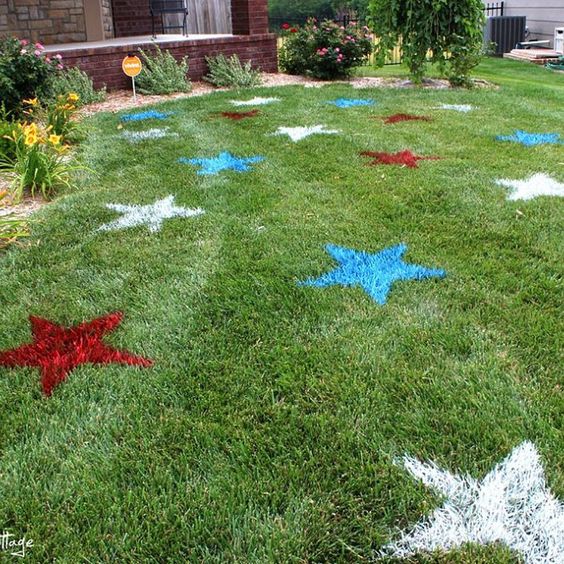 Painted Lawn Stars