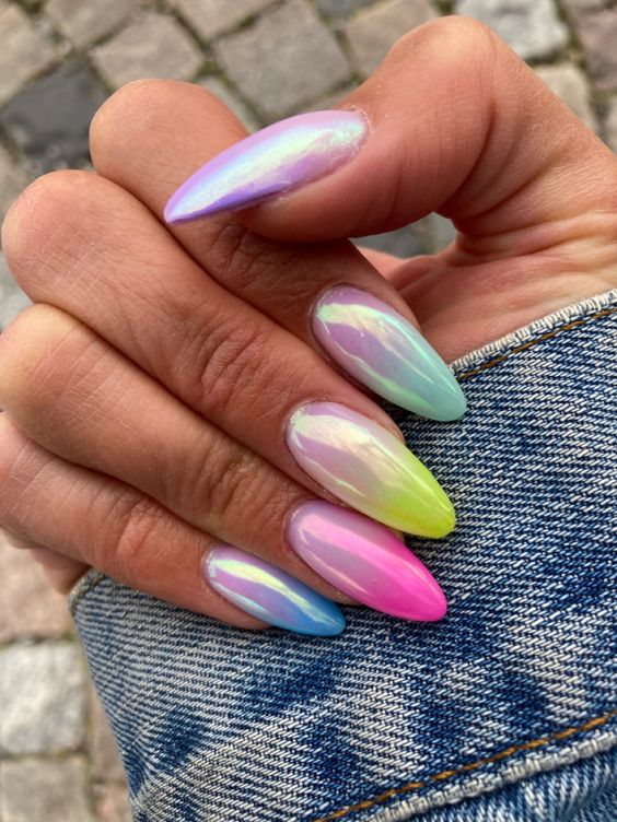 Pastel Rainbow Chrome