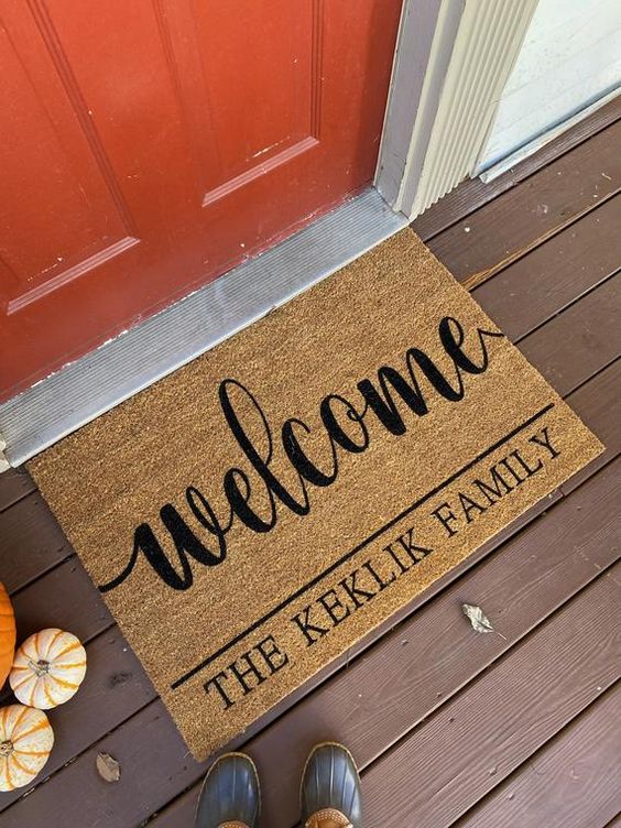 Personalized Welcome Mat