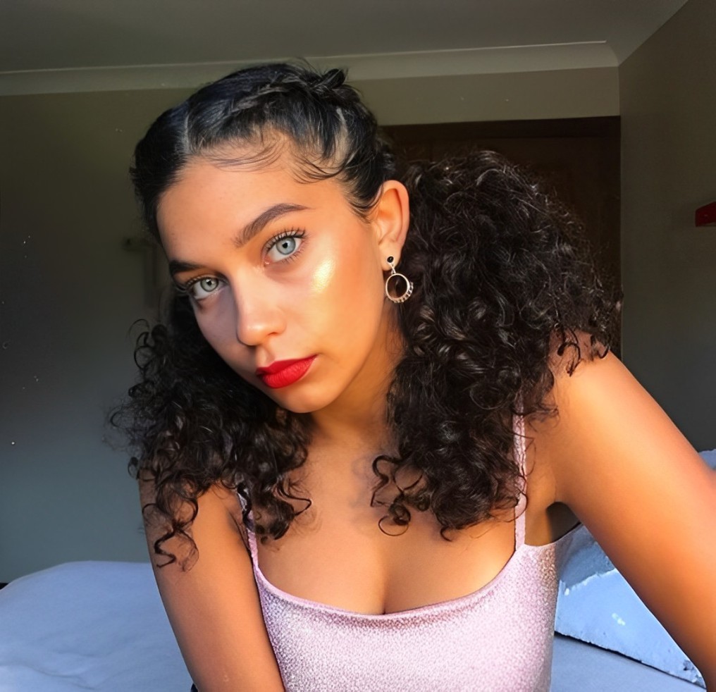 Pigtails With Braided Top