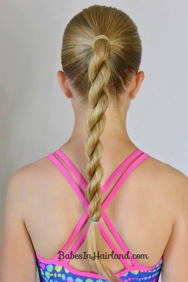 Rope Braid Twist Ponytail