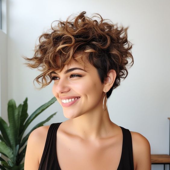 Soft Curls Pixie