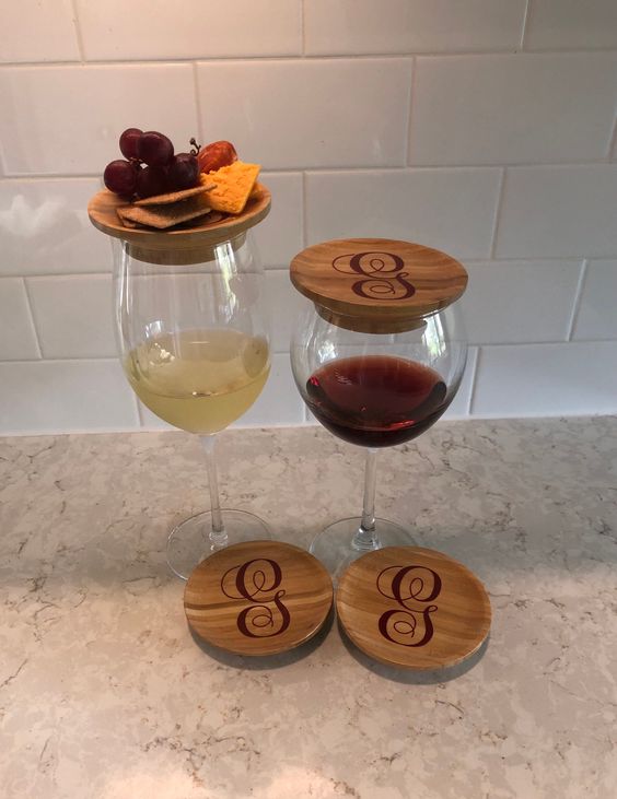 Wine Glass Topper Set