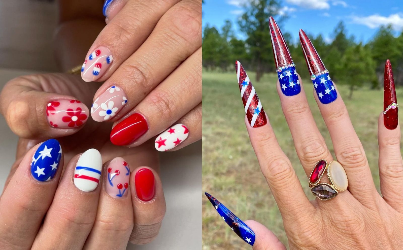 4th july nails