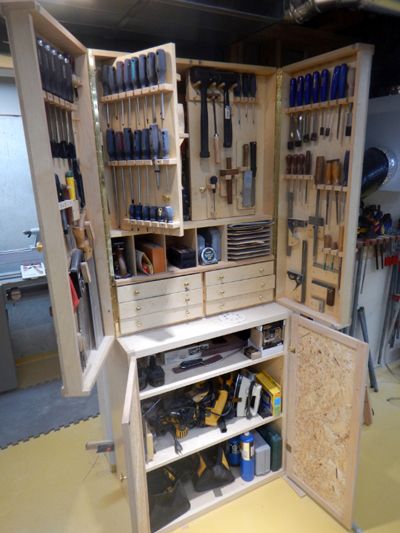 Compact Tool Organizing Cabinet