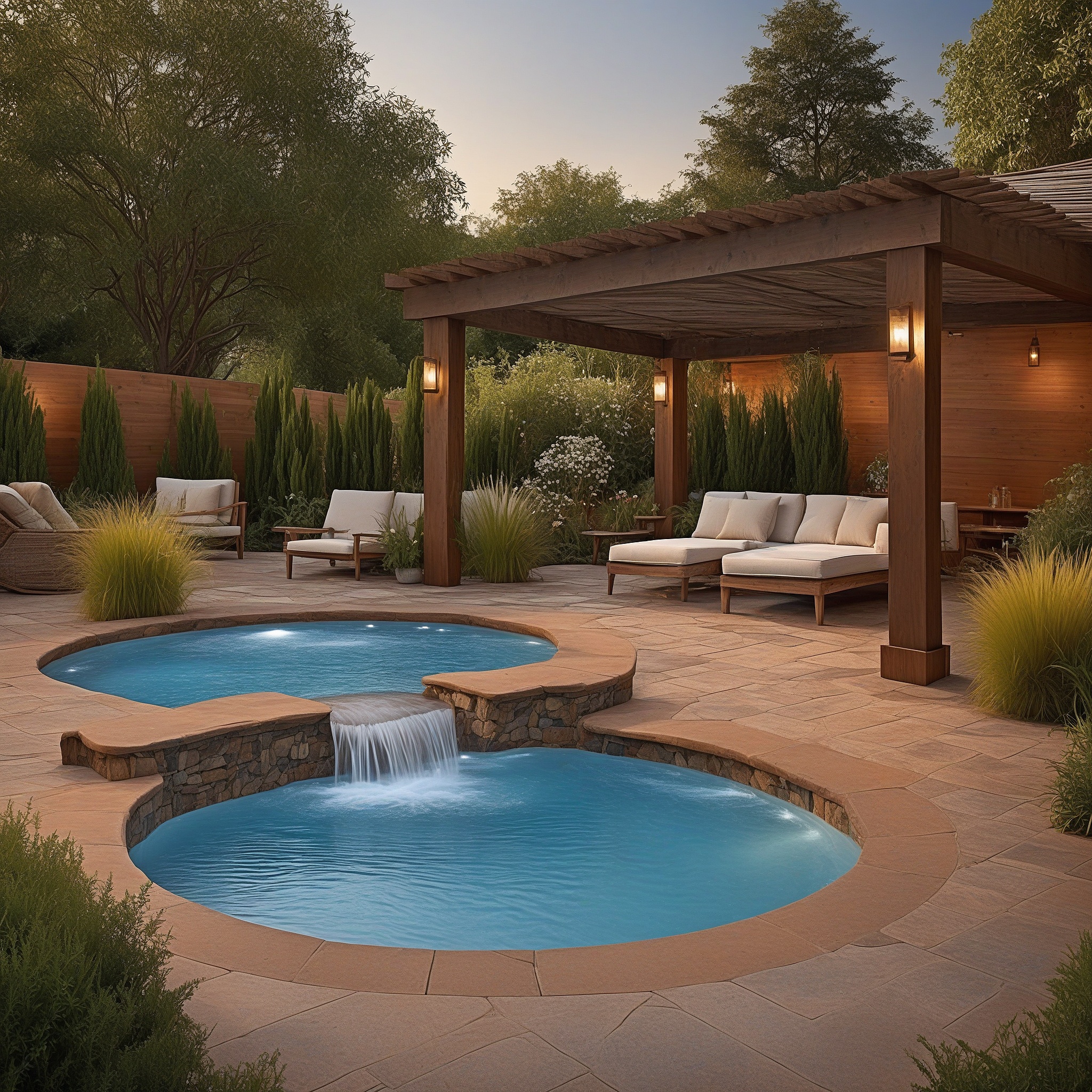 Dream Backyard With a Large Deck Area, Built-in Hot Tub