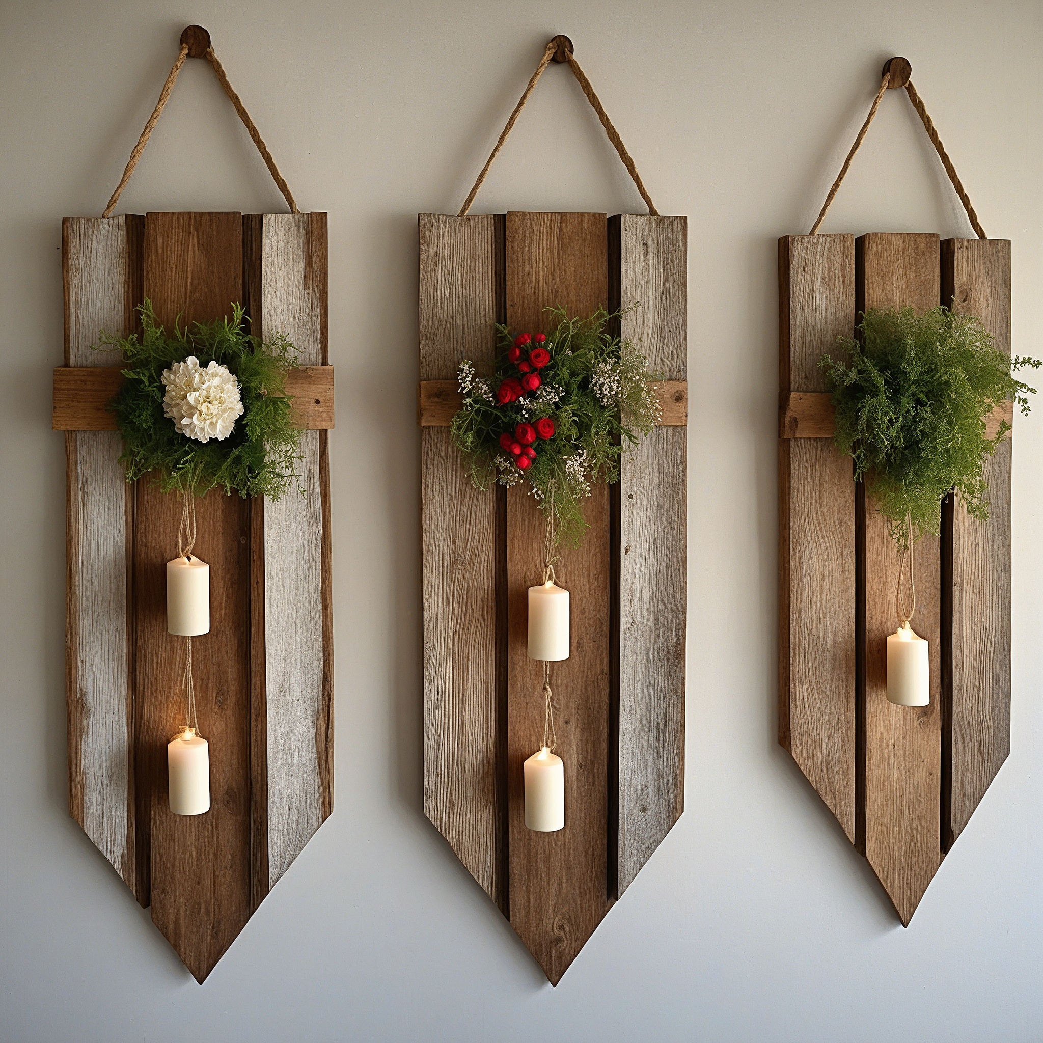 Hanging Wood Decor Pieces