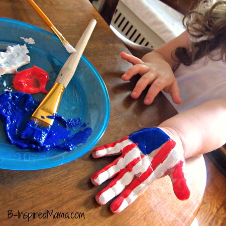 Patriotic Hand Paintings