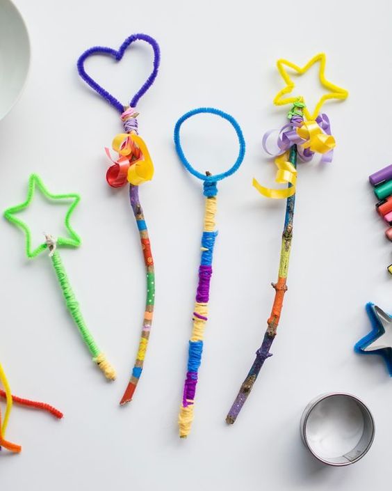 Pipe Cleaner Bubble Wands