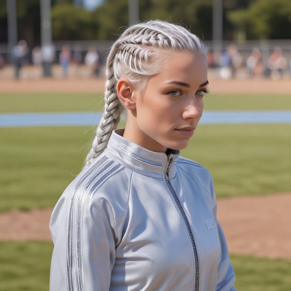 Silver Cornrows