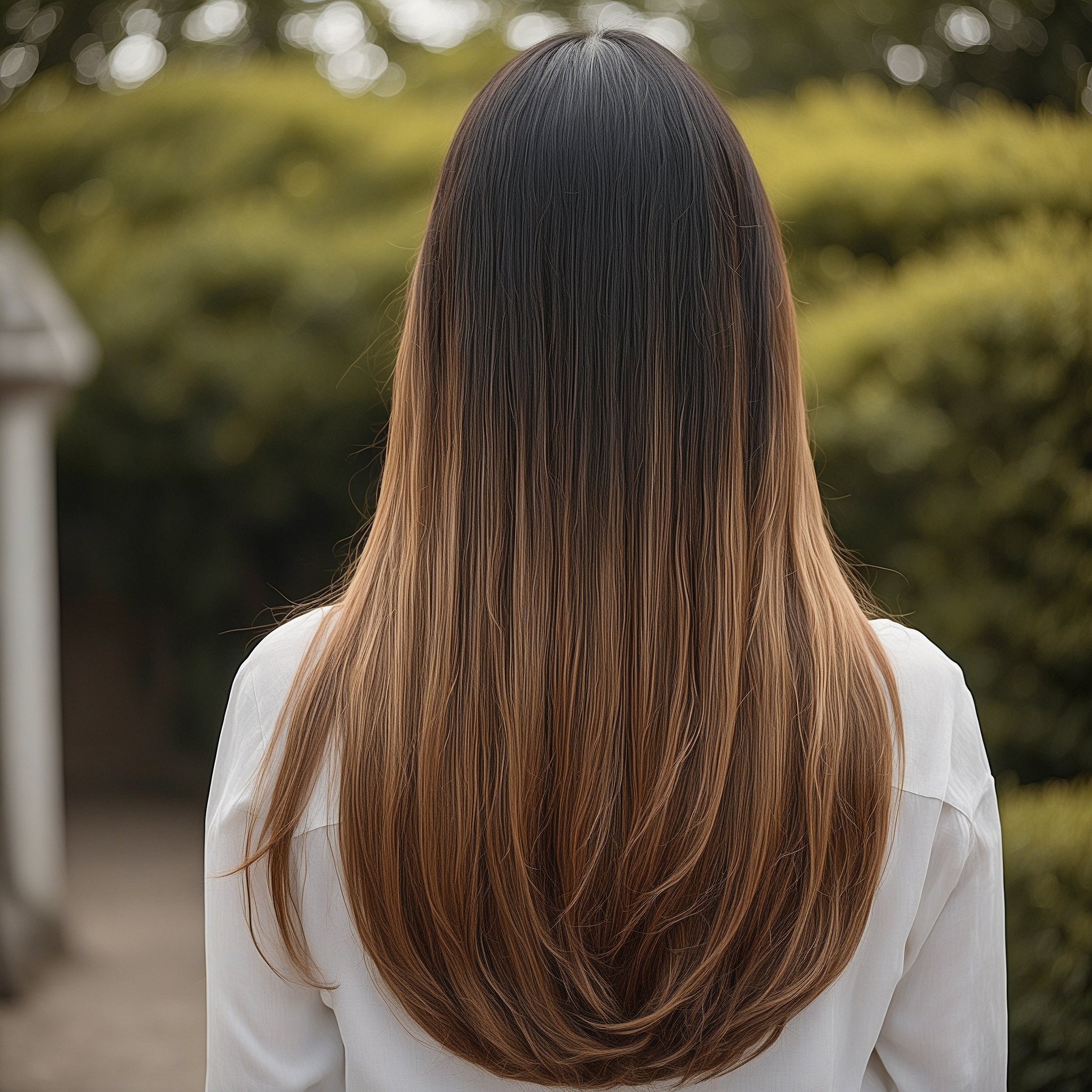 Straight Balayage Bronde