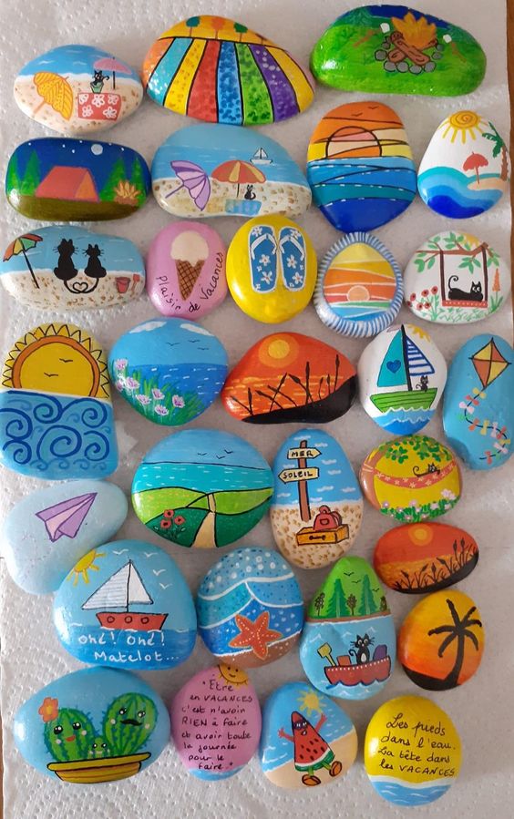 Summer Rock Painting