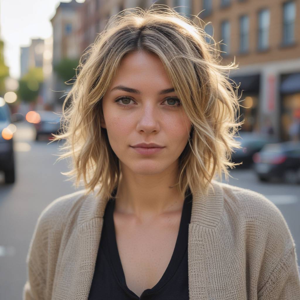 Tousled Ombre Bob