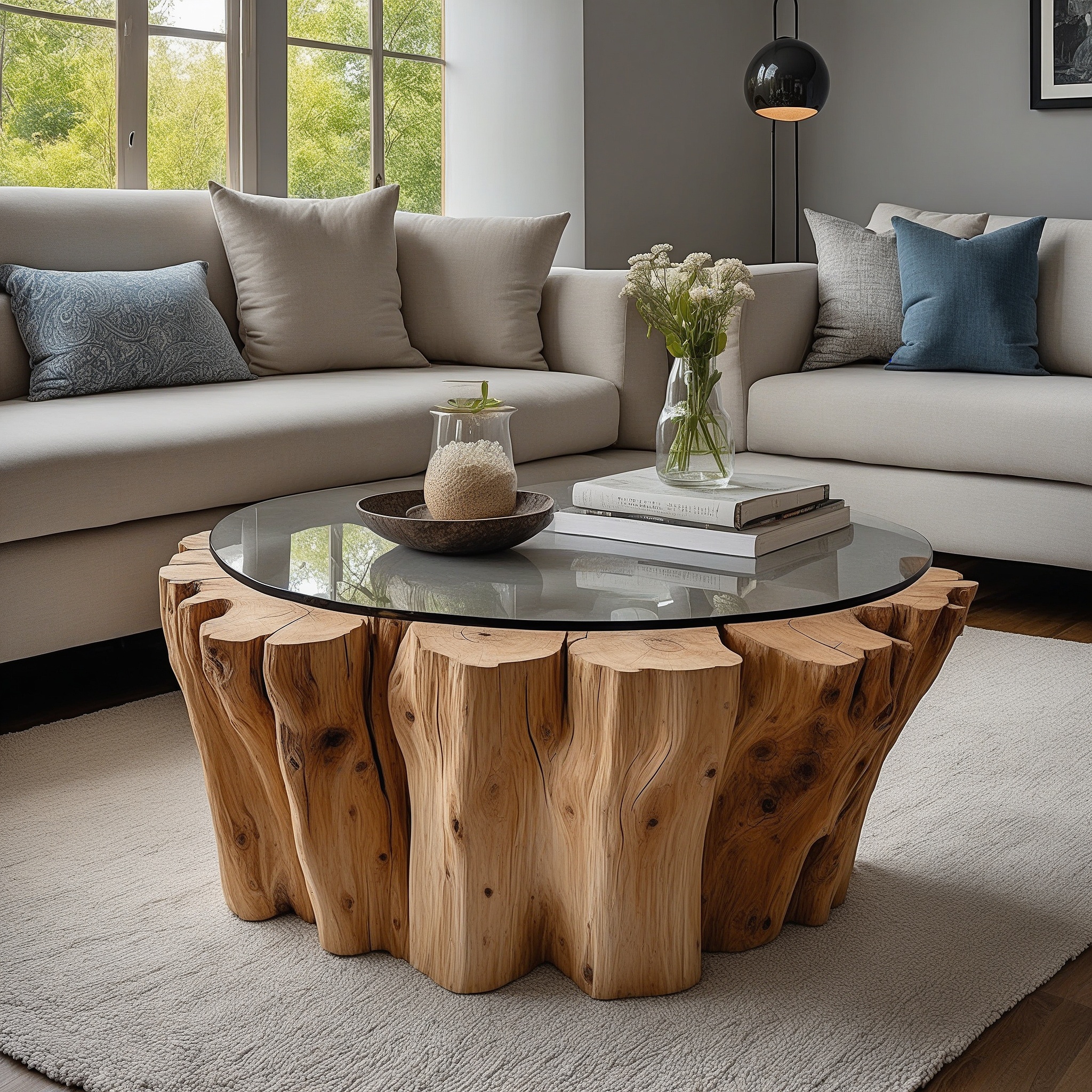 Tree Stump Coffe Table