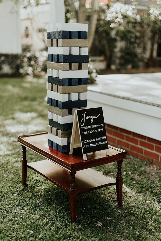 Wedding Jenga