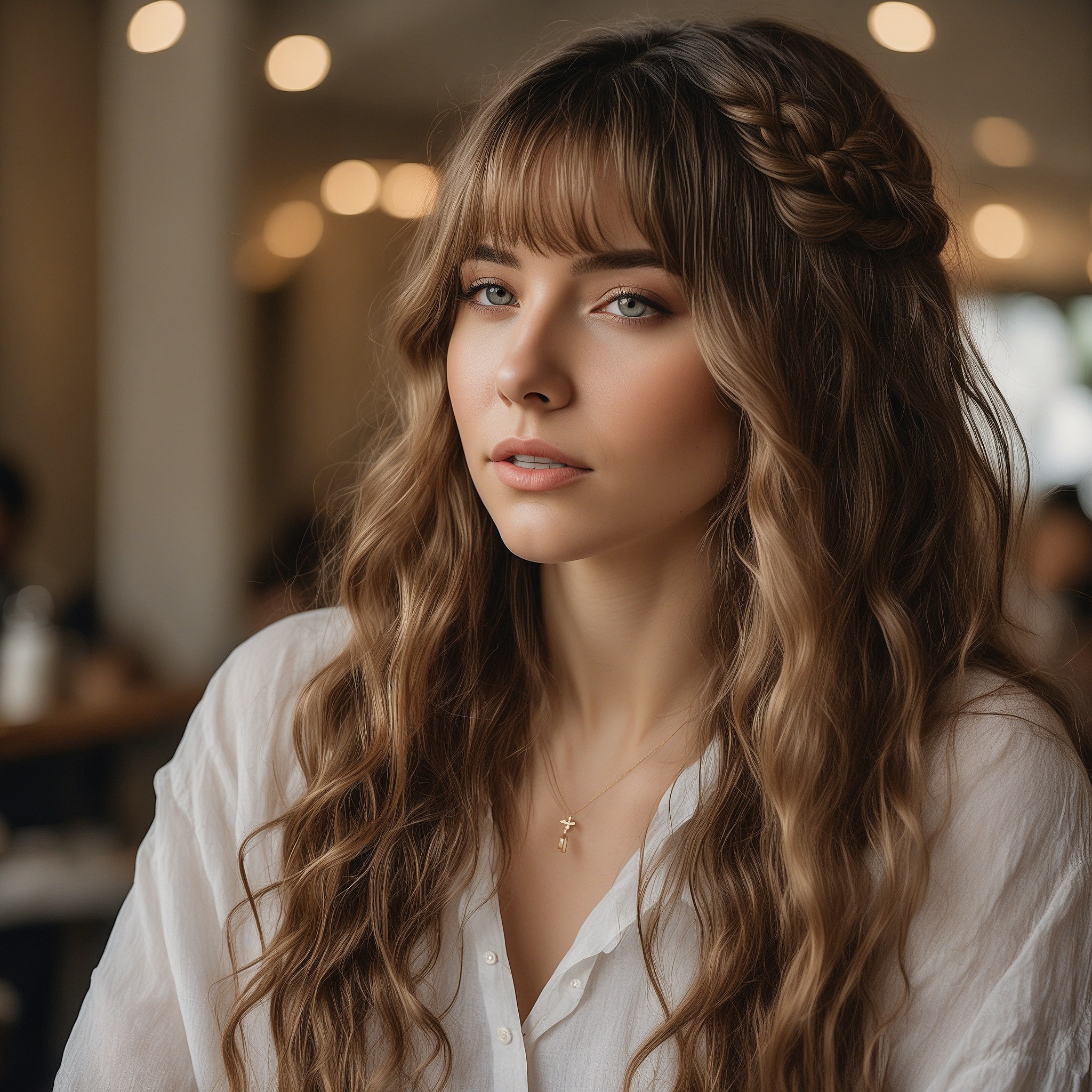 Balayage Bohemian Wavy Hair