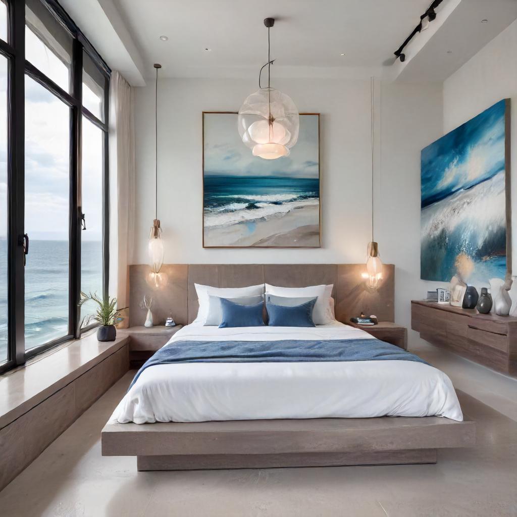 Contemporary Coastal Bedroom