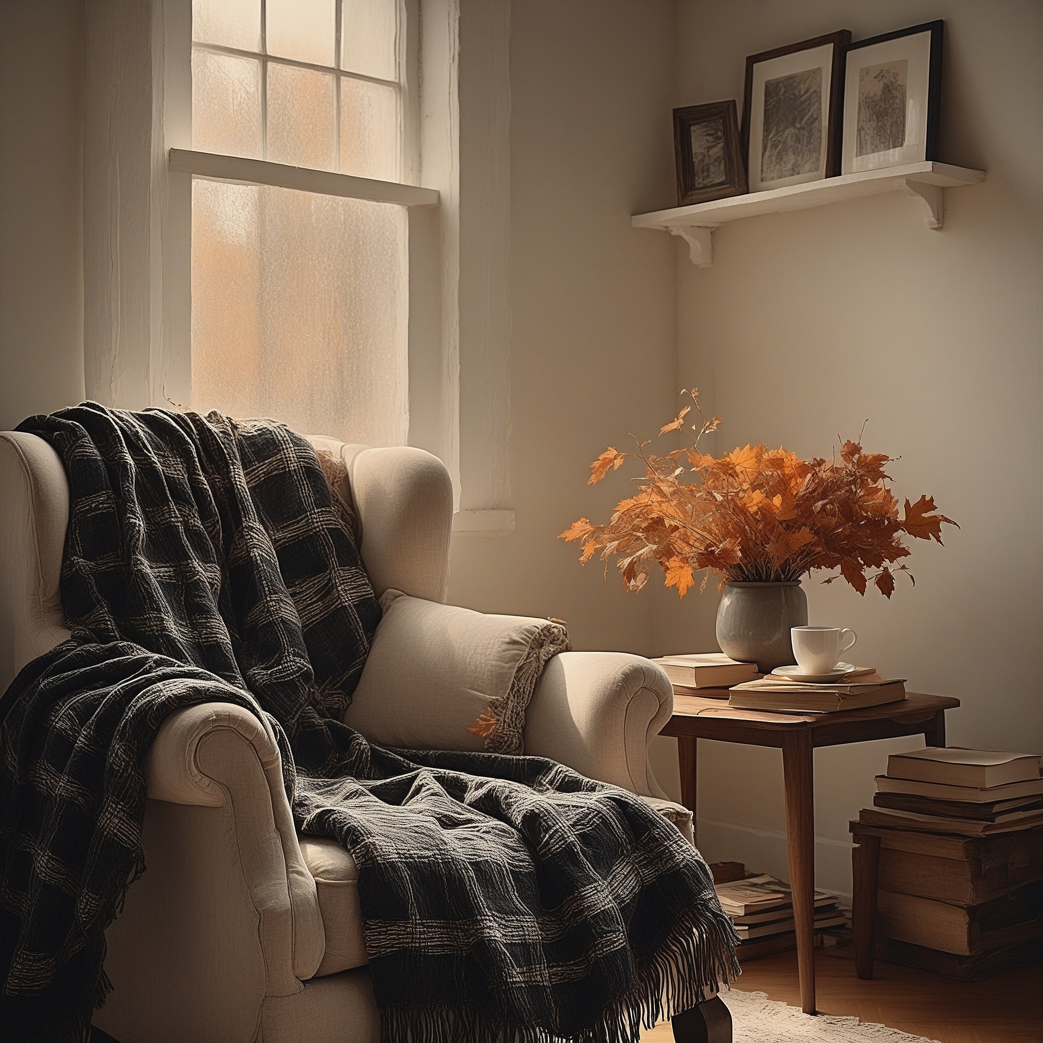 Cozy Fall Reading Nook