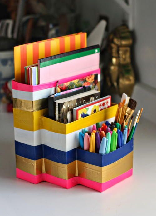 DIy Homework Caddy