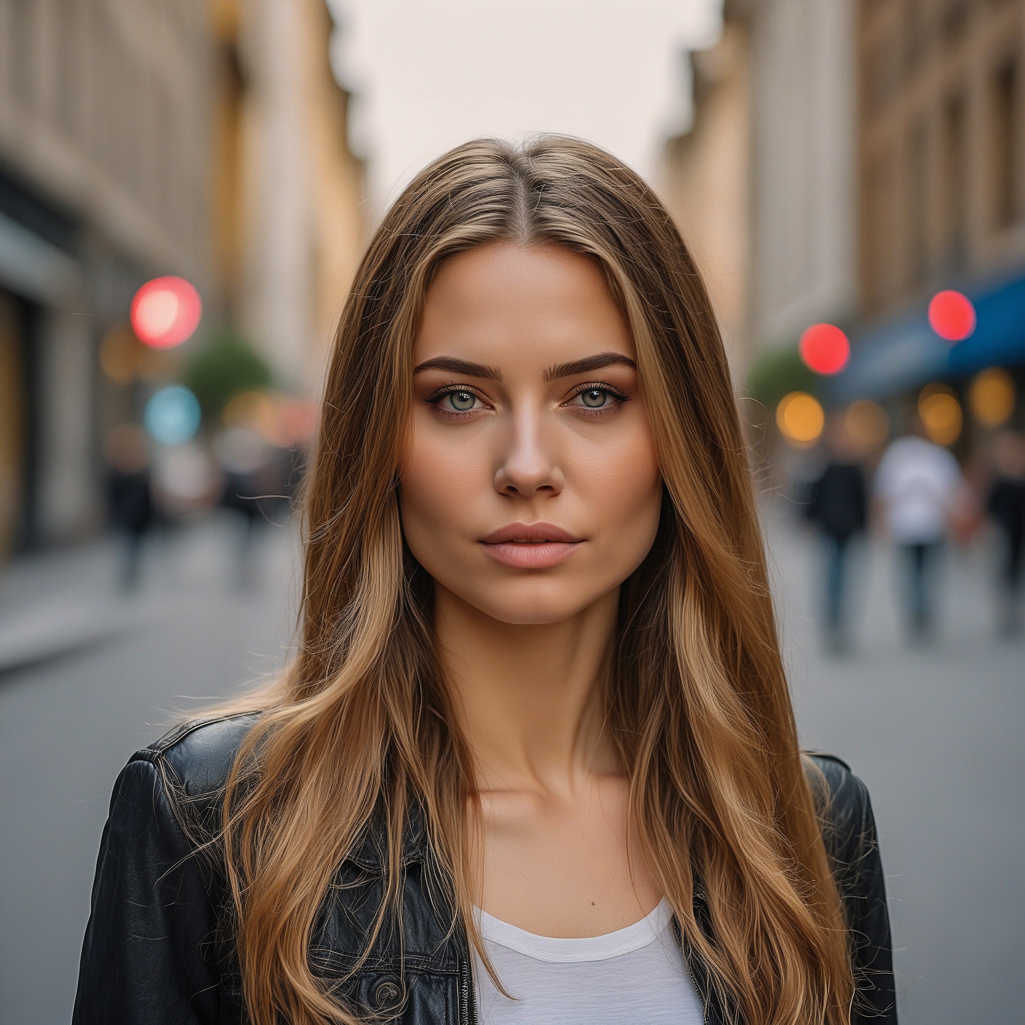 Dark Brown Hair With Golden Blonde Highlights