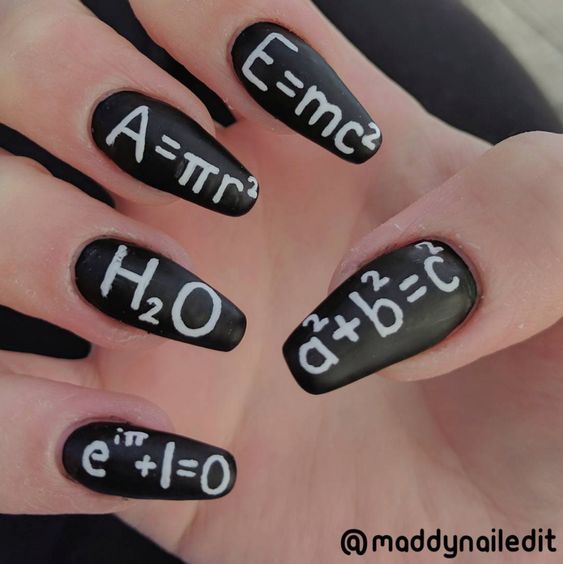 Math Formula Nails