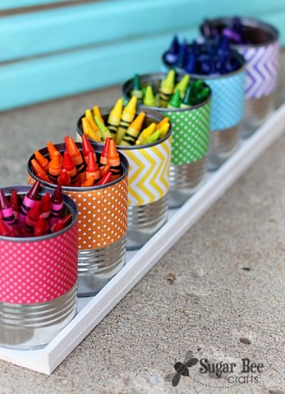 Rainbow Crayon Holder