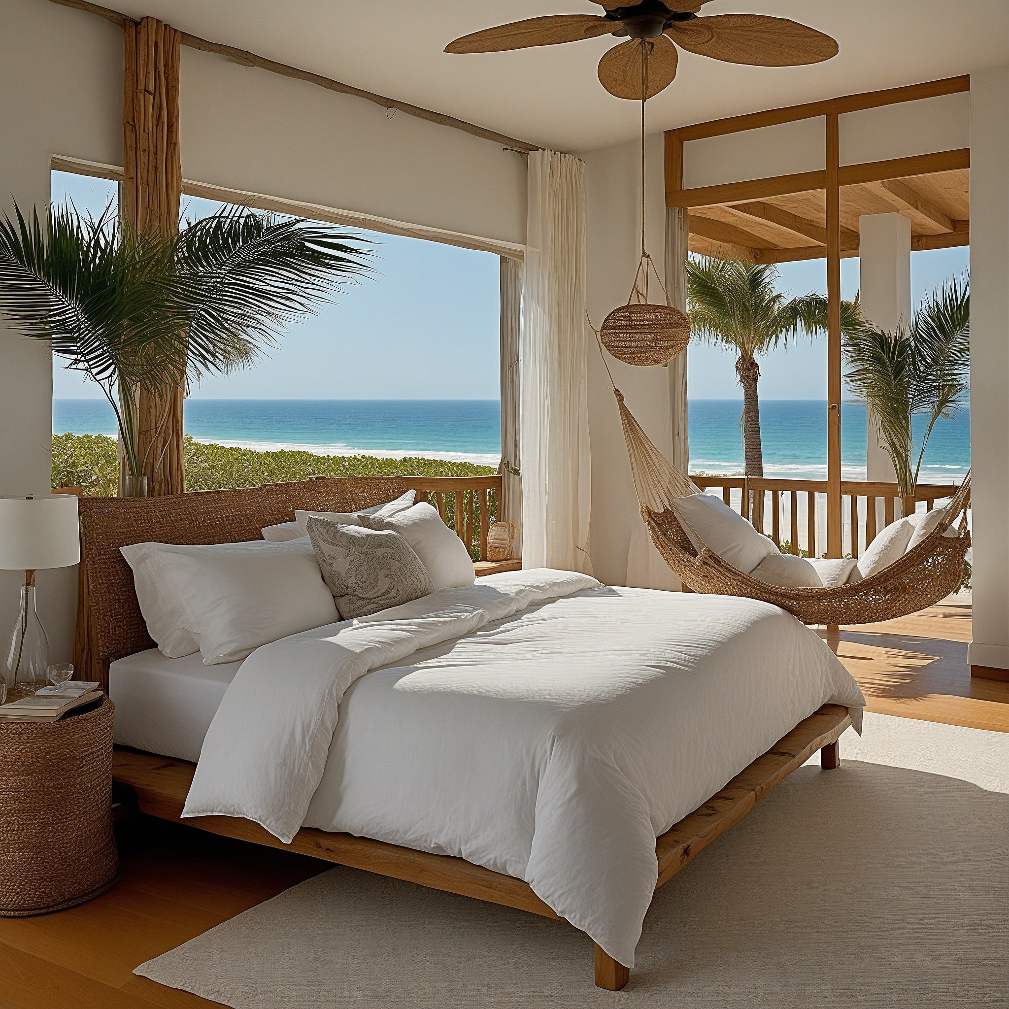 Relaxed Beach-vibe Coastal Bedroom