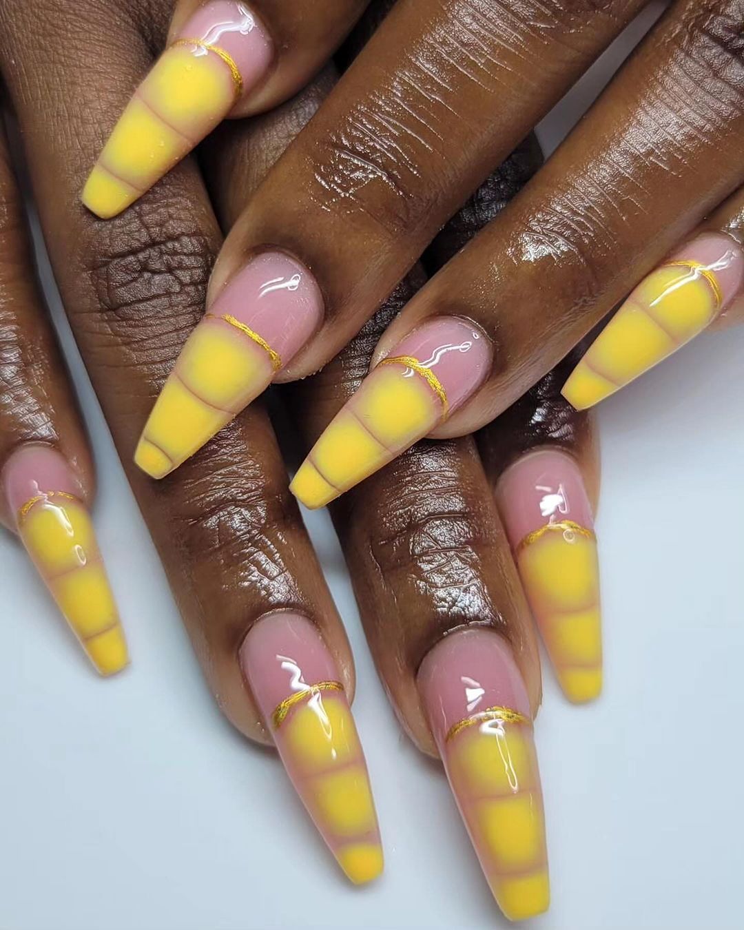 Yellow Sunny Nails