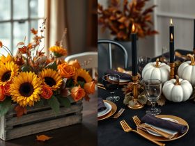 Fall table decor