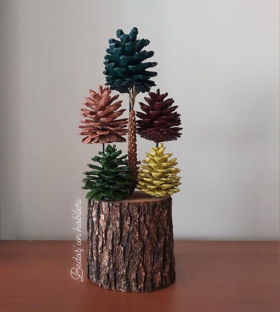 Mini Pinecone Forest On A Stomp