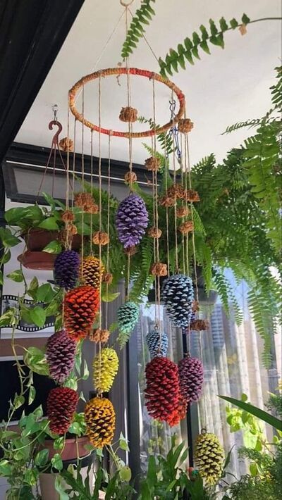 Pinecone Wind Chime